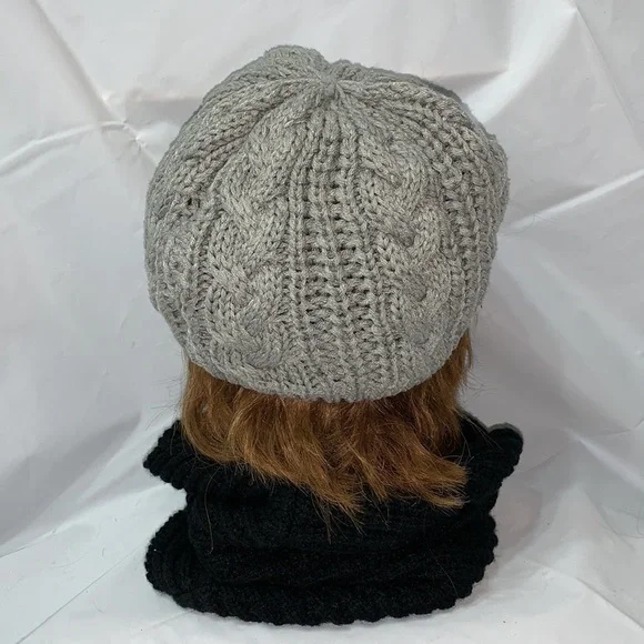 Joe Boxer Light Gray Knit Beanie - Picture 3 of 6